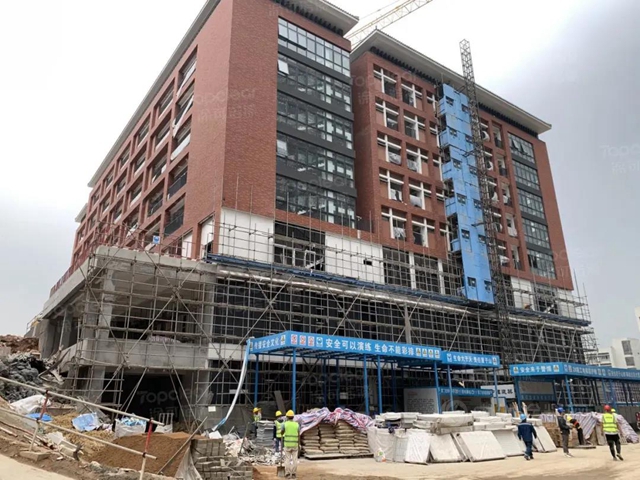 塗可諾漆|最新工程動態分享|廣州市執信中學天河校區建設中