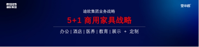 5+1商用家具新版圖，迪歐百億(yi) 戰略的新征程！