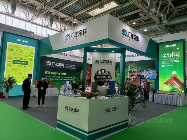 匯龍環保塗裝閃耀綻放2021北京定製家居門業(ye) 展