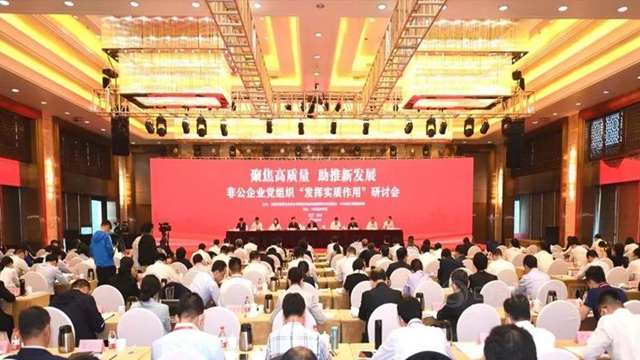 傳(chuan) 化在非公企業(ye) 黨(dang) 組織“發揮實質作用”研討會(hui) 上斬獲殊榮