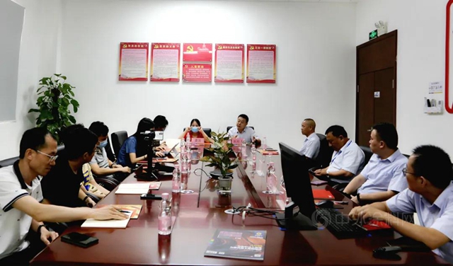 百得勝公司一行來展辰新材參觀交流