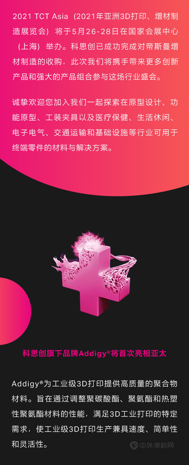 科思創旗下品牌Addigy®亮相2021 TCT Asia