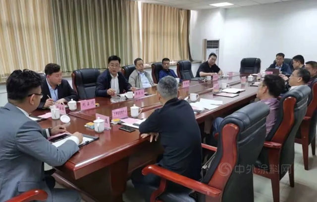 保定市副市長曹海波一行蒞臨(lin) 晨陽水漆永川工廠指導工作