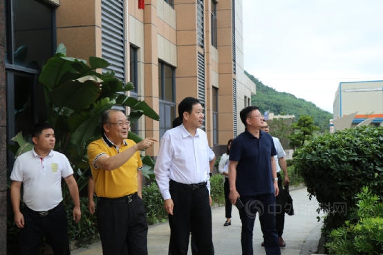 韶關(guan) 市市人大常委會(hui) 陳曦副主任調研合眾(zhong) 二期建設項目