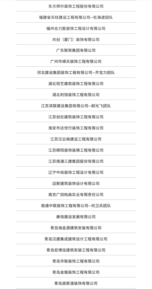 多家防水企業(ye) 榮登中南置地發布2020年度優(you) 秀供應商名錄
