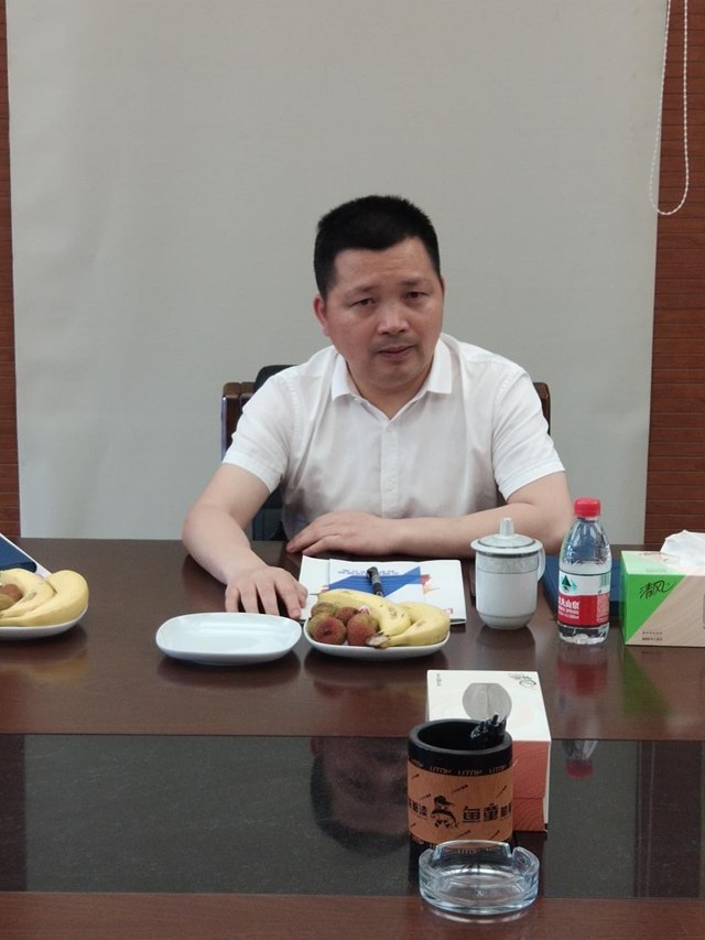 溫嶺市副市長王國軍(jun) 一行蒞臨(lin) 魚童參觀指導