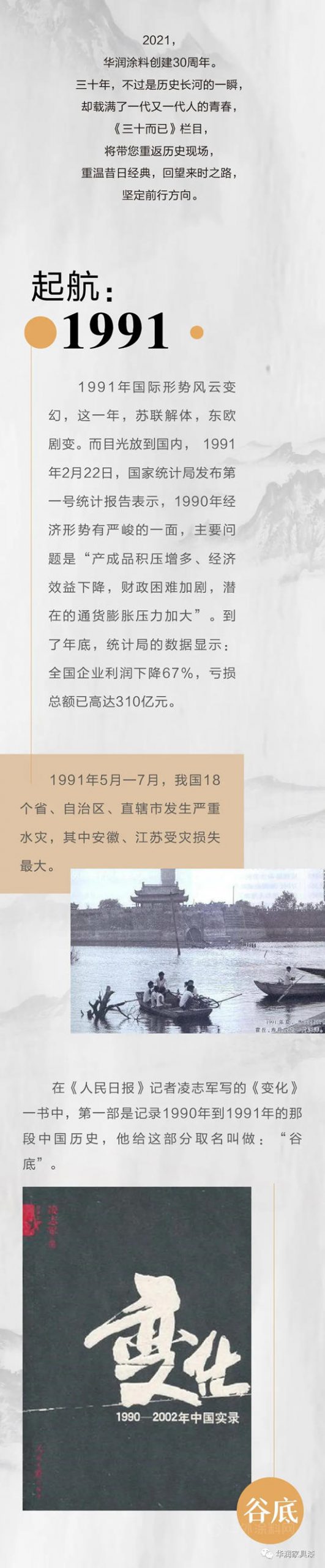 華潤塗料：三十而已，砥礪前行——1991