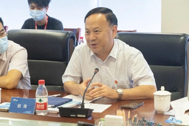 佛山市政府趙海副市長一行蒞臨(lin) 科順股份參觀調研