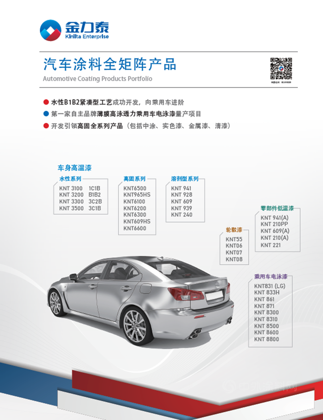 金力泰在乘用車領域的突破和推進--民族汽車塗裝的使命和機遇