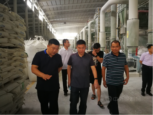 海城市市長楊野一行蒞臨(lin) 海城新廣源公司考察調研