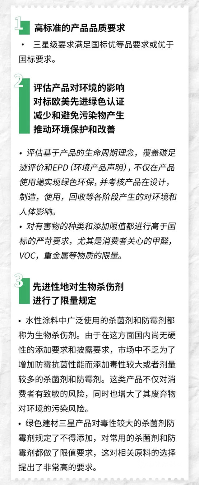 多樂(le) 士產(chan) 品榮獲“中國綠色建材產(chan) 品”最高級別三星級認證
