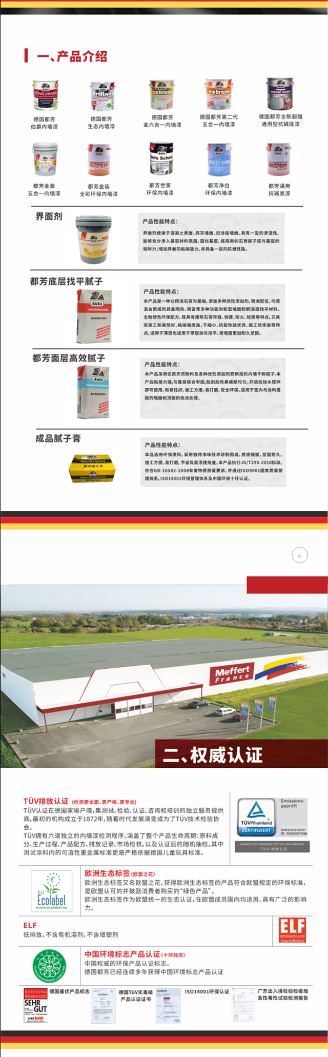 德國都芳至尊牆麵生態係統