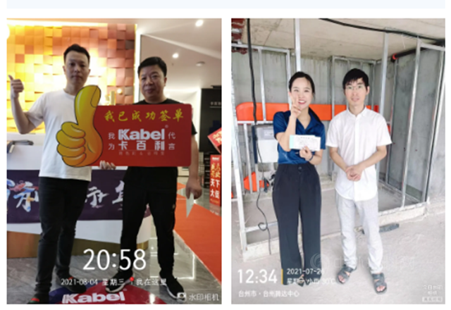 卡百利8月主動營銷圓滿結束，五大城市相互PK，勇創佳績！