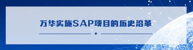 萬(wan) 華高管談信息化 | 以S4項目為(wei) 契機，促進業(ye) 務變革