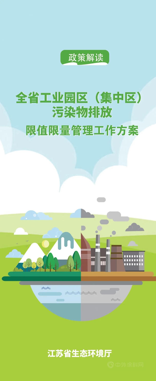 江蘇省工業(ye) 園區（集中區）汙染物排放限值限量管理新要求