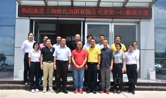 三和精化集團有限公司貴賓一行到訪展辰新材珠海工廠參觀交流