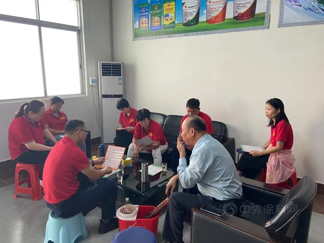 廣塗協秘書(shu) 處走訪粵西企業(ye) ，調研經營情況