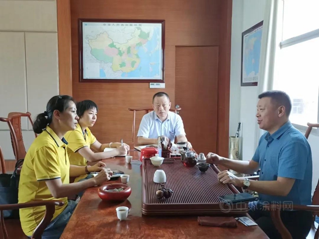 廣塗協副秘書(shu) 長陳麗(li) 霞走訪惠州地區會(hui) 員企業(ye) 