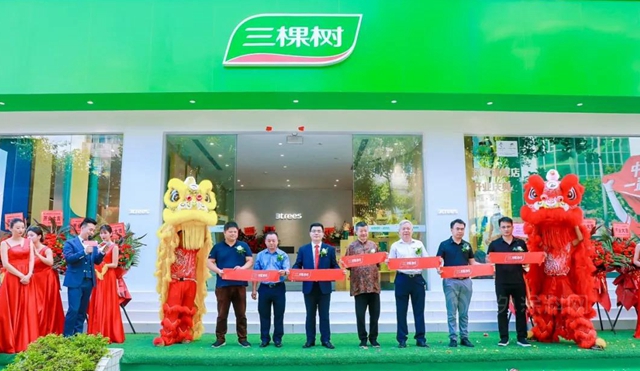 三棵樹深圳直營旗艦店盛大開業(ye) ，加速華南區域戰略布局