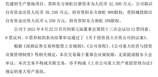又砸3.8億(yi) 投資！東(dong) 方雨虹三個(ge) 月市值縮水600多億(yi) 為(wei) 何持續擴張？