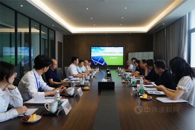 進取凱倫(lun)  | 攜手暢談 上海市建築協會(hui) 理事長曹嘉明一行蒞臨(lin) 高分子建材產(chan) 業(ye) 園參觀指導