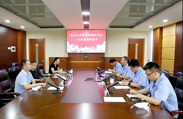 廈門市科技局黨(dang) 組副書(shu) 記謝鬆一行到雙瑞塗料考察調研