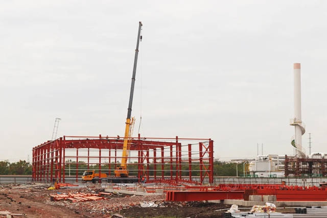 質量再提升│上海大寶化工三期擴建項目有序進行中