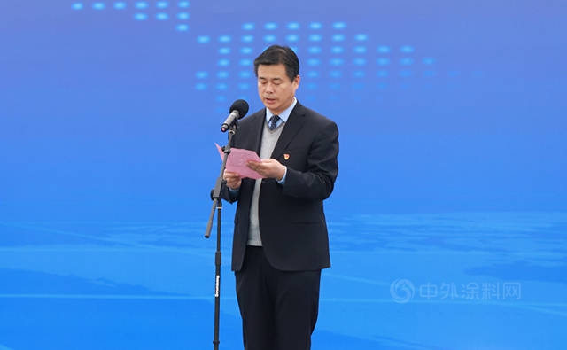 寶塔山漆子公司---西安經建油漆80000噸高固體(ti) 份環保塗料項目開工儀(yi) 式成功舉(ju) 辦