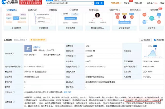 萬(wan) 華化學賣塗料，別不信！跨界殺手還有龍佰集團