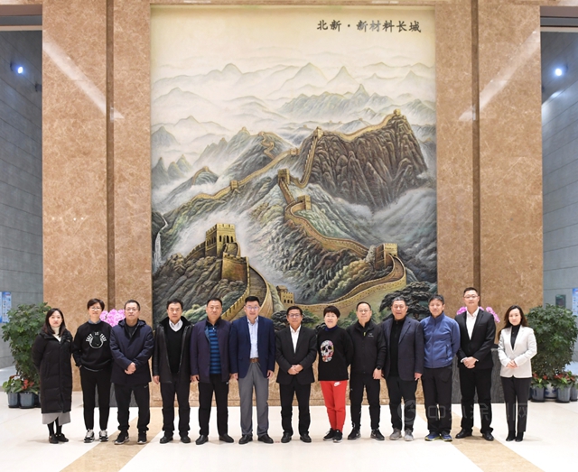 中國中車集團總經理樓齊良一行蒞臨(lin) 北新建材考察指導