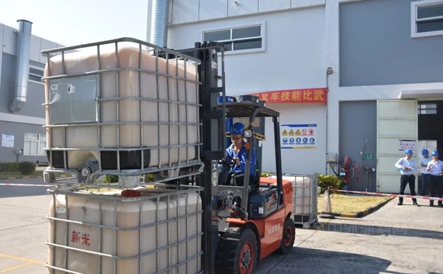 展辰新材珠海工廠第一屆叉車技能比武大賽