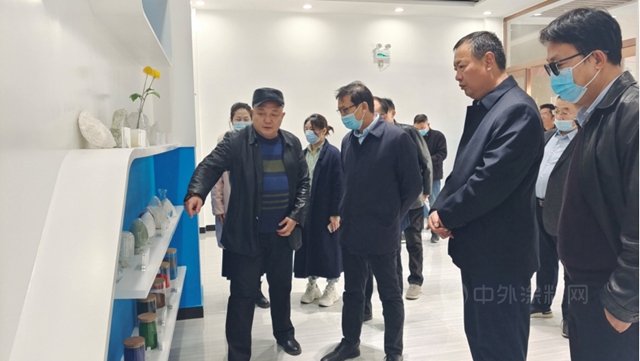中國地質大學成金華教授深入南召新廣源調研