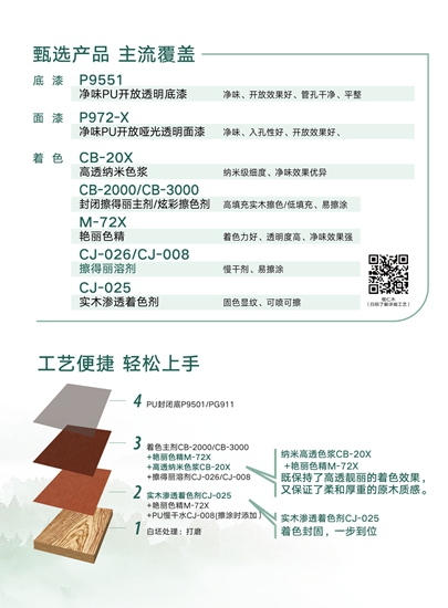 立邦長潤發全新發布2022流行色與(yu) 木藝應用方案，點亮多彩質感木生活！