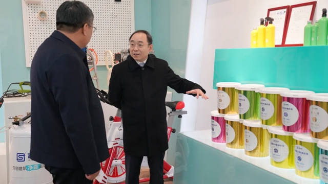 河間市市委市政府領導蒞臨(lin) 富思特考察指導