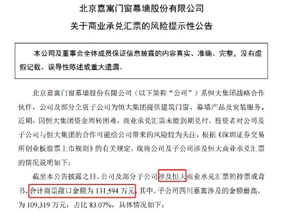 又一家A股供應商踩雷恒大，15年淨利被“炸飛”，塗企有何影響？