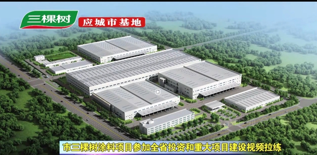 三棵樹應城項目參加湖北省投資和重大項目建設拉練