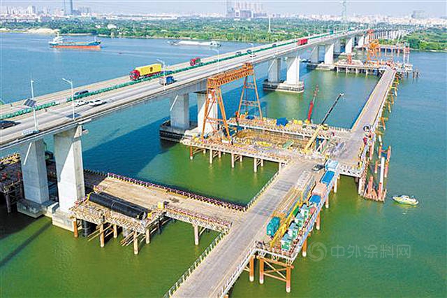 西江特大橋施工進入快車道，一橋集團助力添彩