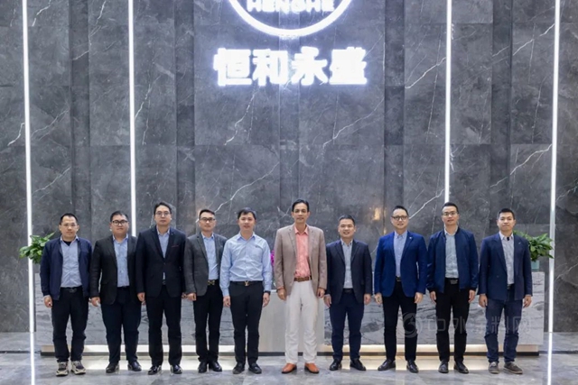 美塗士集團董事長周偉(wei) 建一行蒞臨(lin) 恒和永盛集團參觀交流