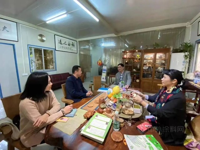 順德塗料商會(hui) 方昕會(hui) 長繼續率隊走訪理事單位昌聯科技、藍亞(ya) 化工、宏川新材、溫寶科技