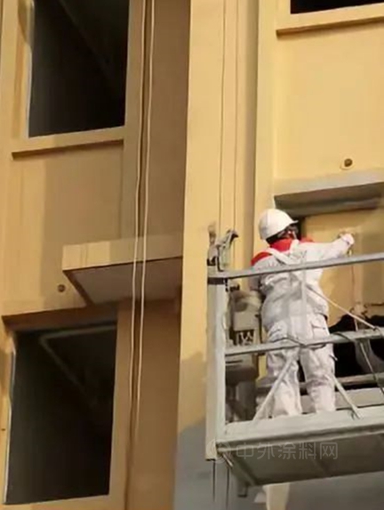 威士伯·華潤漆 機械化噴塗施工品質標杆