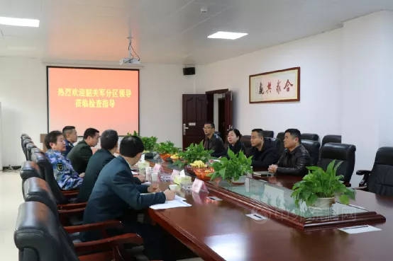 韶關(guan) 軍(jun) 分區大校副司令員龔誌亮一行蒞臨(lin) 合眾(zhong) 化工調研指導