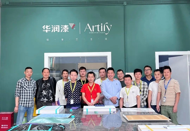 Artily藝術塗料牆藝師認證培訓班1-2期順利結束
