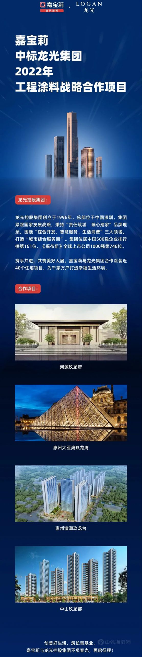 嘉寶莉牽手龍光集團，書(shu) 寫(xie) 品牌新篇章