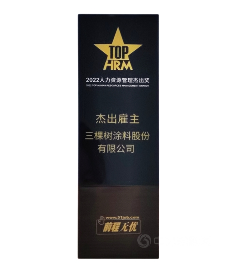 三棵樹連續五年榮膺“人力資源管理傑出獎”