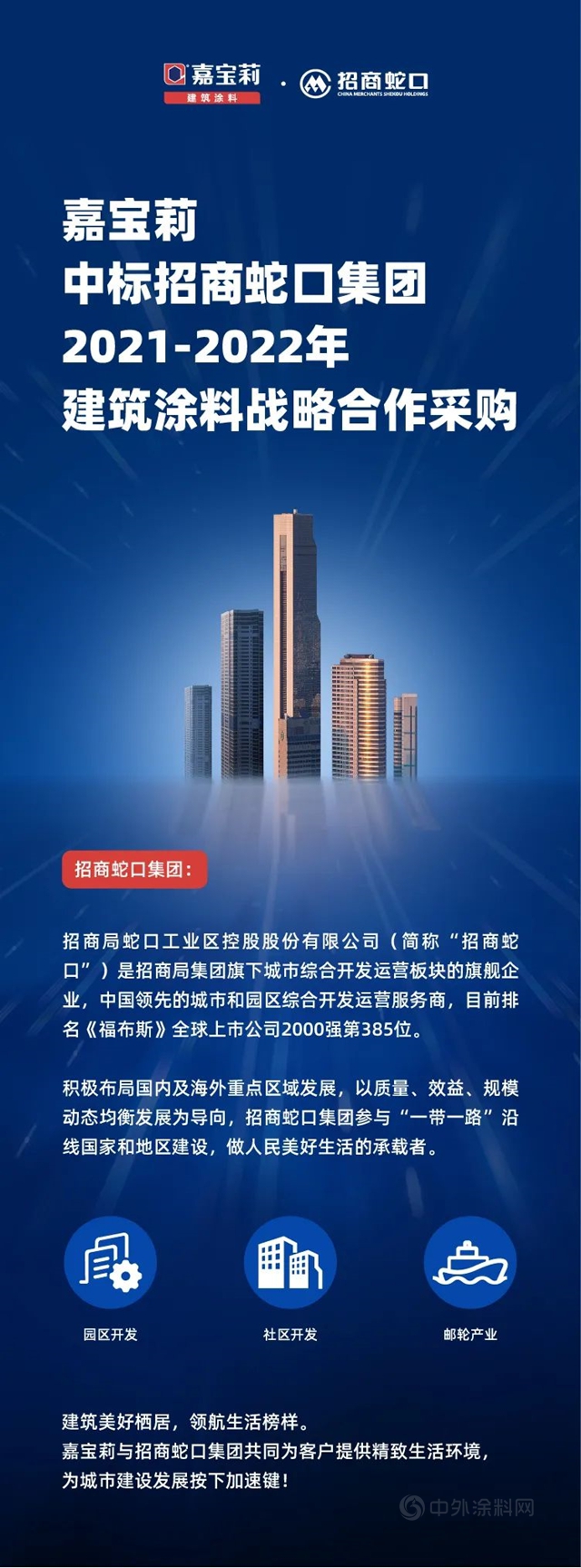 嘉寶莉與(yu) 招商蛇口集團簽署戰略合作，共建美好生活場景