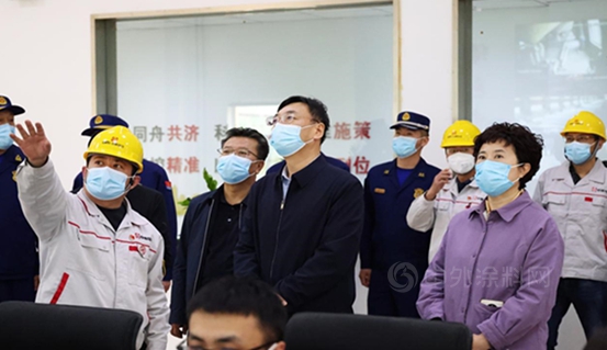 省委常委、常務副省長程曉波一行蒞臨(lin) 東(dong) 方鈦業(ye) 調研