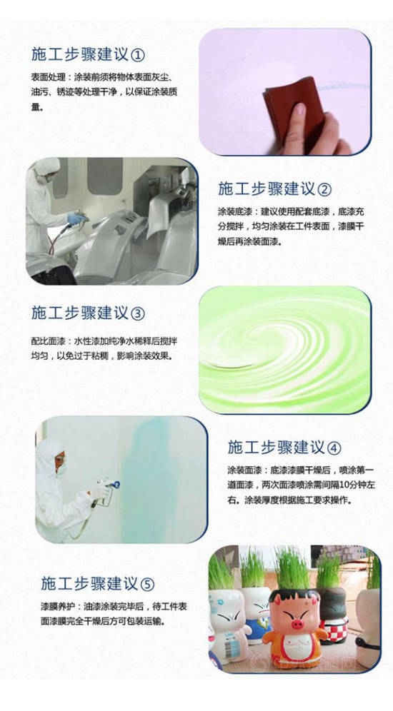 長江塗料：S/W01水性聚氨酯麵漆 適合長效防腐及高裝飾性塗裝