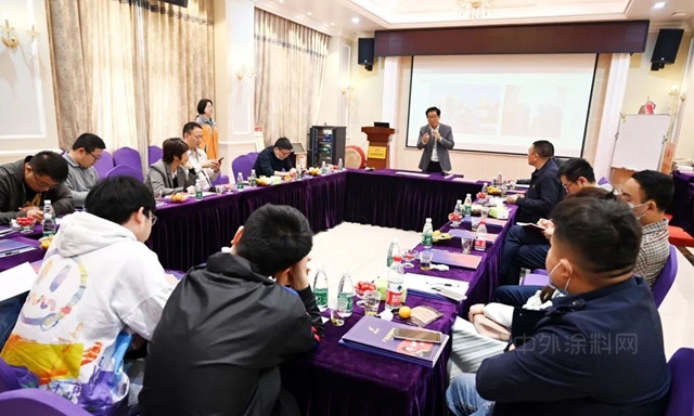 長沙市高新技術產(chan) 業(ye) 開發區住建局一行到臨(lin) 金彩螺塗料調研