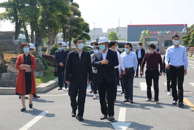 泰州市委、工商聯領導一行蒞臨(lin) 潤泰走訪調研