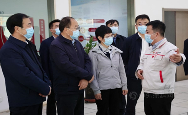 甘肅省人大常委會(hui) 副主任吳明明一行蒞臨(lin) 東(dong) 方鈦業(ye) 調研